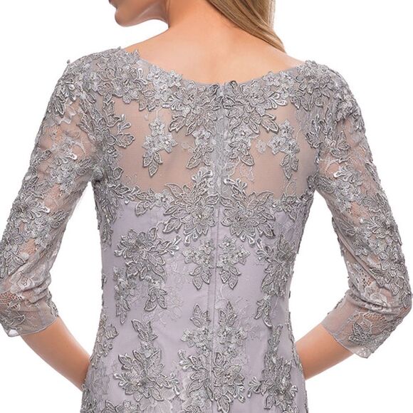 NWT La Femme - 29379 Lace Formal Dress - size 16. Perfect Condition! - Picture 2 of 12